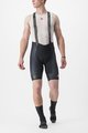 CASTELLI Cyklistické nohavice krátke s trakmi - FREE AERO RC KIT - čierna/svetlo zelená