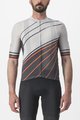 CASTELLI Cyklistický dres s krátkym rukávom - SPEED STRADA - šedá