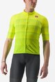 CASTELLI Cyklistický dres s krátkym rukávom - LIVELLI - žltá