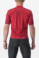 CASTELLI Cyklistický dres s krátkym rukávom - UNLIMITED TERRA - červená