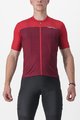 CASTELLI Cyklistický dres s krátkym rukávom - UNLIMITED ENTRATA - červená