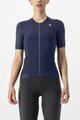 CASTELLI Cyklistický dres s krátkym rukávom - PREMIO W - modrá