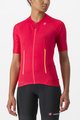 CASTELLI Cyklistický dres s krátkym rukávom - ENDURANCE W - červená