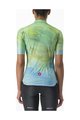 CASTELLI Cyklistický dres s krátkym rukávom - MARMO - svetlo modrá/svetlo zelená