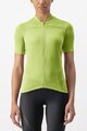 CASTELLI Cyklistický dres s krátkym rukávom - ANIMA - svetlo zelená