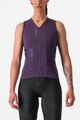 CASTELLI Cyklistický dres bez rukávov - ANIMA 4 - fialová