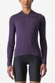 CASTELLI Cyklistický dres s dlhým rukávom letný - ANIMA 4 - fialová