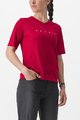 CASTELLI Cyklistický dres s krátkym rukávom - TRAIL TECH 2 W - červená