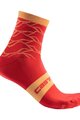 CASTELLI Cyklistické ponožky klasické - CLIMBER'S 3.0 - červená