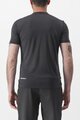 CASTELLI Cyklistické tričko s krátkym rukávom - MERINO - čierna