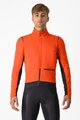 CASTELLI Cyklistická zateplená bunda - ALPHA DOPPIO ROS - oranžová