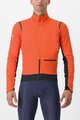 CASTELLI Cyklistická zateplená bunda - ALPHA DOPPIO ROS - oranžová