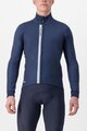 CASTELLI Cyklistická zateplená bunda - ENTRATA - modrá