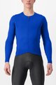 CASTELLI Cyklistický dres s dlhým rukávom zimný - FLY LS - modrá