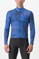 CASTELLI Cyklistický dres s dlhým rukávom zimný - RAFFICA - modrá