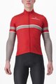 CASTELLI Cyklistický dres s dlhým rukávom zimný - RETTA - červená
