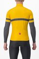 CASTELLI Cyklistický dres s dlhým rukávom zimný - RETTA - žltá