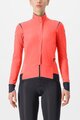 CASTELLI Cyklistická zateplená bunda - ALPHA FLIGHT ROS W - oranžová