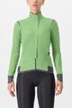 CASTELLI Cyklistická zateplená bunda - ALPHA FLIGHT ROS W - svetlo zelená