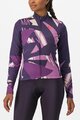 CASTELLI Cyklistický dres s dlhým rukávom zimný - TROPICALE - fialová