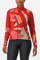 CASTELLI Cyklistický dres s dlhým rukávom zimný - TROPICALE - červená
