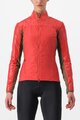 CASTELLI Cyklistická zateplená bunda - UNLIMITED W PUFFY 2 - červená