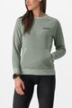 CASTELLI mikina - LOGO W SWEATSHIRT - svetlo zelená