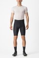 CASTELLI Cyklistické nohavice krátke bez trakov - ESPRESSO - čierna