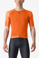 CASTELLI Cyklistický dres s krátkym rukávom - AERO RACE 7.0 - oranžová