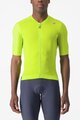 CASTELLI Cyklistický dres s krátkym rukávom - ESPRESSO - žltá