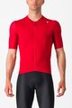 CASTELLI Cyklistický dres s krátkym rukávom - ESPRESSO - červená