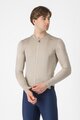 CASTELLI Cyklistický dres s dlhým rukávom letný - ESPRESSO - šedá