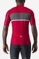 CASTELLI Cyklistický dres s krátkym rukávom - TRADIZIONE - červená