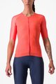 CASTELLI Cyklistický dres s krátkym rukávom - AERO PRO 7.0 W - oranžová