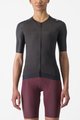 CASTELLI Cyklistický dres s krátkym rukávom - AERO PRO 7.0 W - antracitová