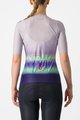 CASTELLI Cyklistický dres s krátkym rukávom - fialová