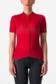 CASTELLI Cyklistický dres s krátkym rukávom - UNLIMITED SENTIERO 3 - červená