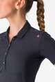 CASTELLI polokošela - MERINO W POLO - čierna
