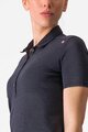 CASTELLI polokošela - MERINO W POLO - čierna