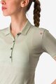 CASTELLI polokošela - MERINO W POLO - zelená