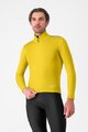 CASTELLI Cyklistická zateplená bunda - ESPRESSO AIR - žltá