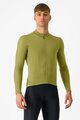 CASTELLI Cyklistický dres s dlhým rukávom zimný - ESPRESSO THERMAL - zelená