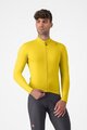 CASTELLI Cyklistický dres s dlhým rukávom zimný - ESPRESSO THERMAL - žltá
