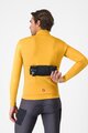 CASTELLI Cyklistický dres s dlhým rukávom zimný - UNLIMITED TRAIL 2 - zlatá