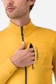 CASTELLI Cyklistický dres s dlhým rukávom zimný - UNLIMITED TRAIL 2 - zlatá