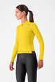 CASTELLI Cyklistický dres s dlhým rukávom zimný - ESPRESSO THERMAL W - žltá