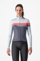 CASTELLI Cyklistický dres s dlhým rukávom zimný - TORNARE - modrá