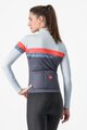 CASTELLI Cyklistický dres s dlhým rukávom zimný - TORNARE - modrá