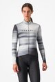 CASTELLI Cyklistický dres s dlhým rukávom zimný - PHASE - biela/čierna