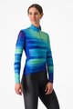 CASTELLI Cyklistický dres s dlhým rukávom zimný - PHASE - viacfarebná/modrá